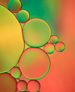 Orange, Red And Green Drops