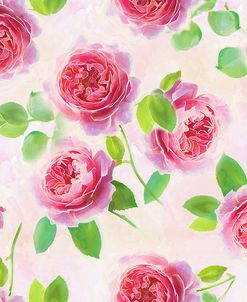 Tossed Pink Roses