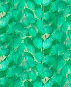 Leaf Pattern Mint Green