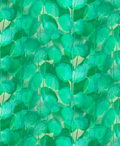Leaf Pattern Mint Green