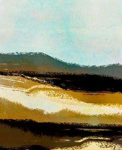 Landscape in Ocher and Black I