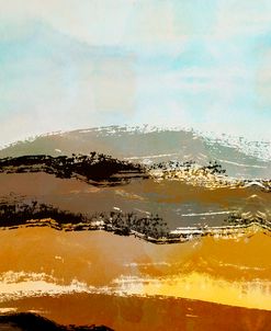 Landscape in Ocher and Black II