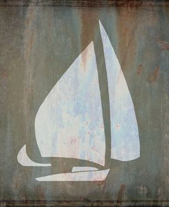 Rusty Sign Sailboat