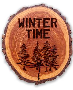 Wintertime Branding on Wood