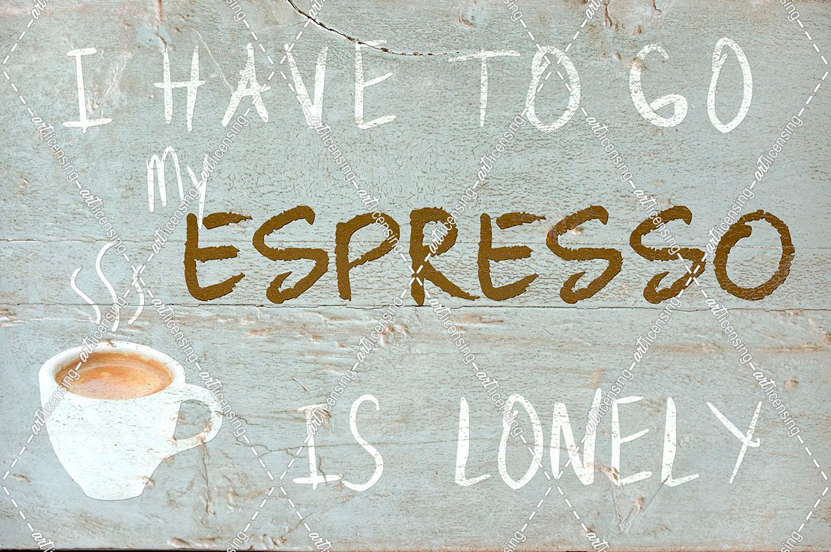 My Espresso is Lonely