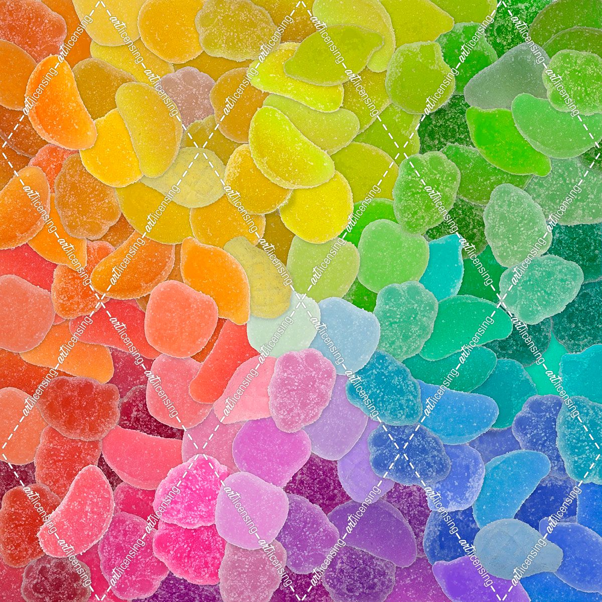 Rainbow Candy Pile