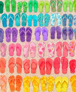 Rainbow Flipflops