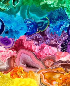 Rainbow of Crystals and Geodes