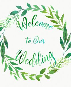 Welcome Wedding Wreath