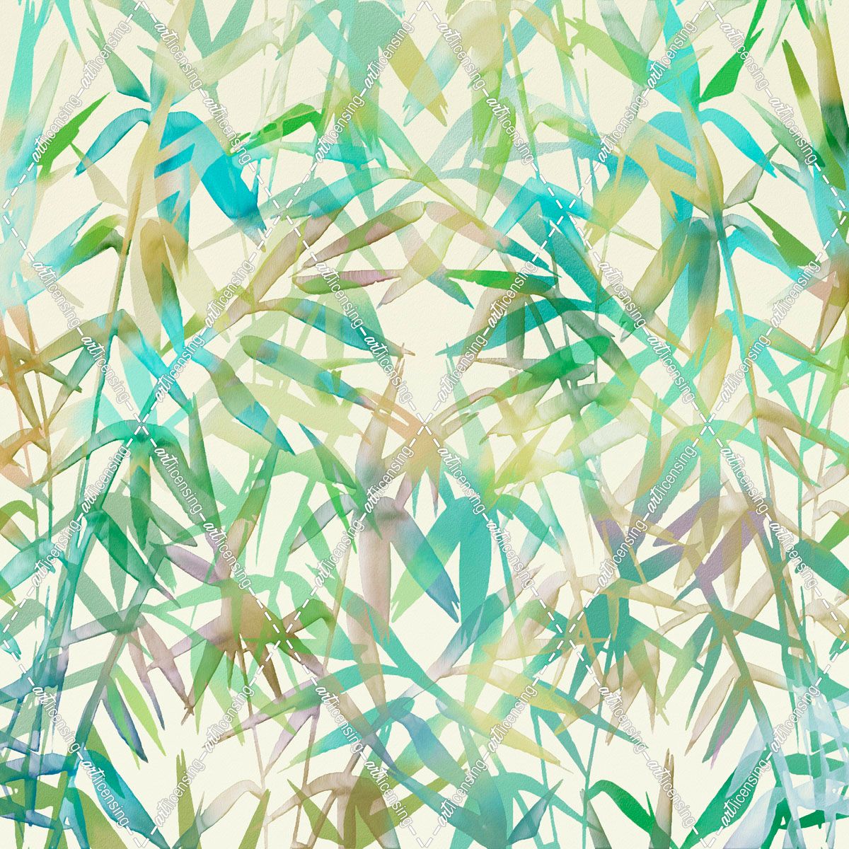 Watercolor Bamboo