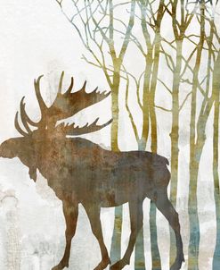 Winter Animals Moose