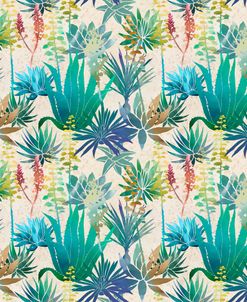 Agaves and Succulents Seamless