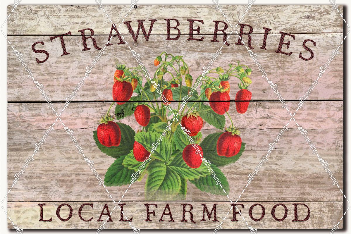 Strawberries Local Farm Food