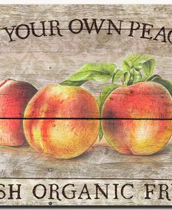 Peaches Fresh Organic Fruit