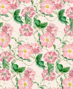 Pink Flowers Dipladenia Seamless