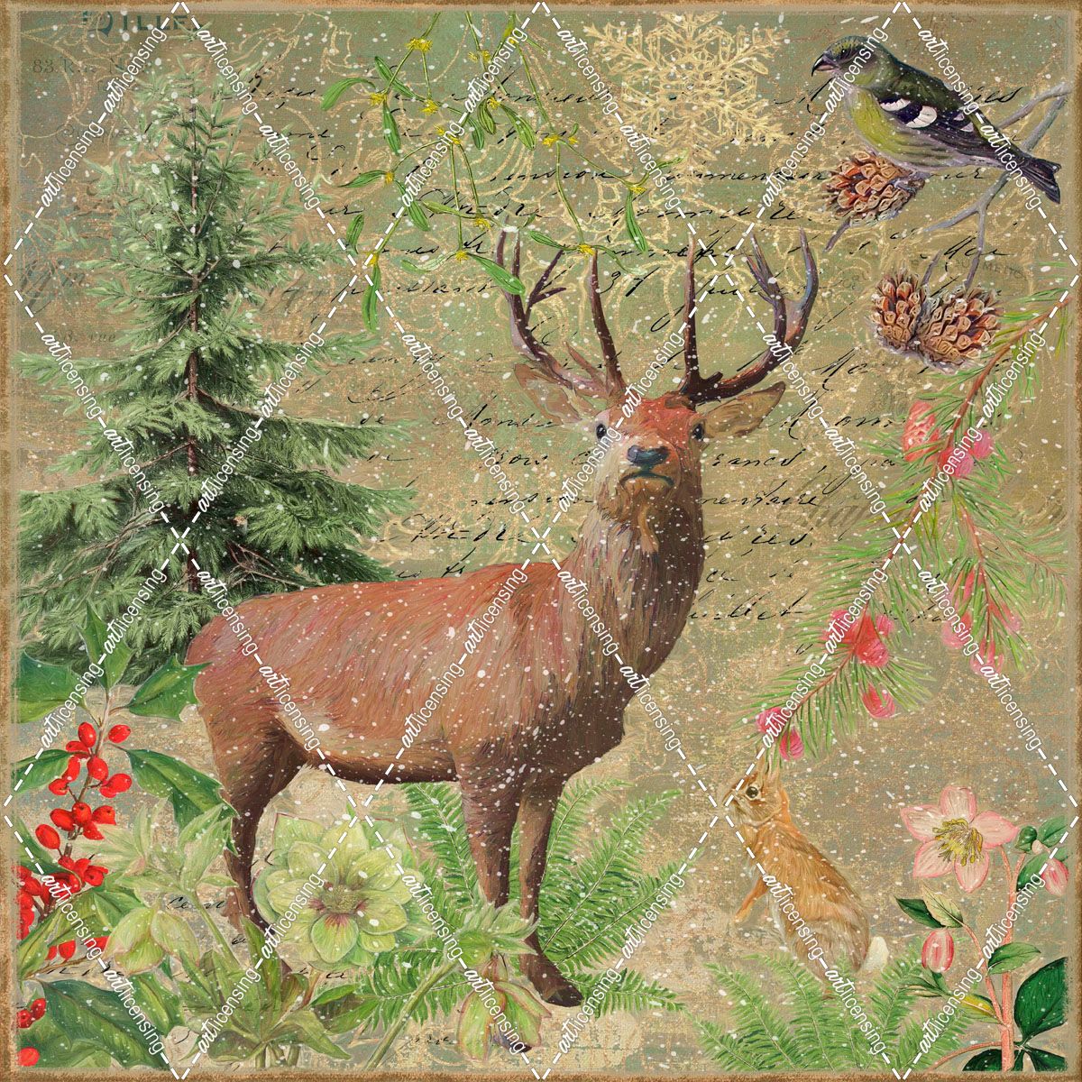 Christmas Deer III