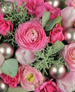 Winter Bouquet Pink and Baubles