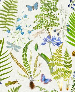 Spring Ferns Patterned