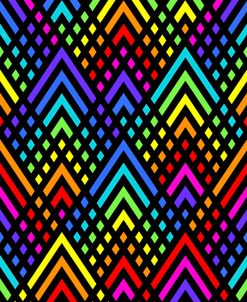 Rainbow Diamond Pattern