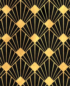 Art Deco Golden Dimonds – Seamless Pattern