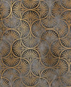 Art Deco Timeworn Gold On Concrete