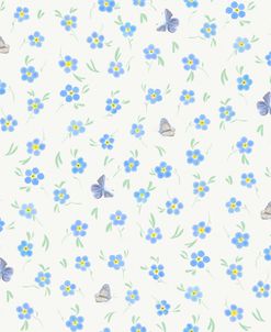 Blue Forget-Me-Nots Seamless