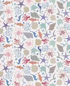 Sea Life Pattern Seamless