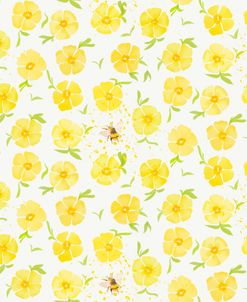 Yellow Buttercups Seamless