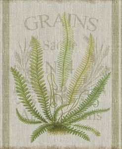 Fern On Flour Sack 02