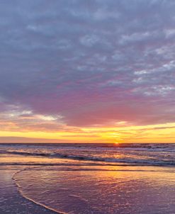 Sunset Reflections in Sea