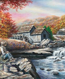 Fishing by the Mill