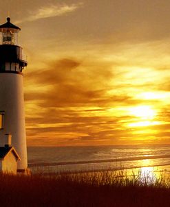 Lighthouse at Sunset