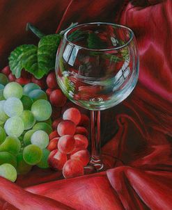 Red Satin and Grapes