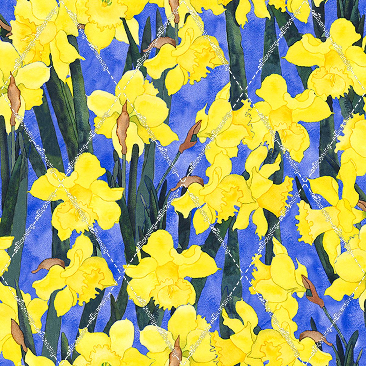 Fertile Rising Pattern – Daffodils