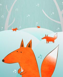 Winter Foxes