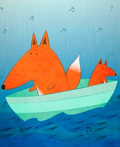 Fox in a Boat
