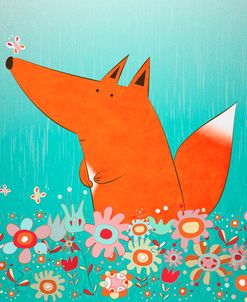 Fox in Flowers