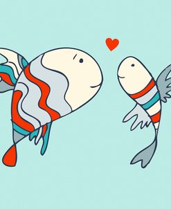 Two Little Love Fish