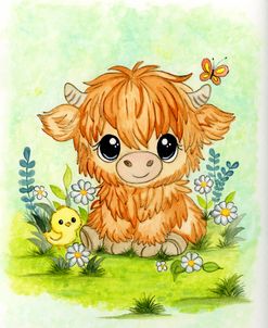 Baby Highland Cow