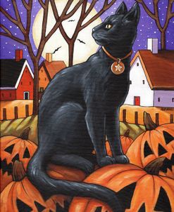 Moon Cat & Pumpkins
