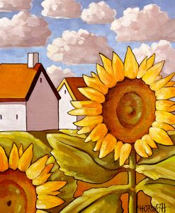 Sunflower & Cottages Scenic View