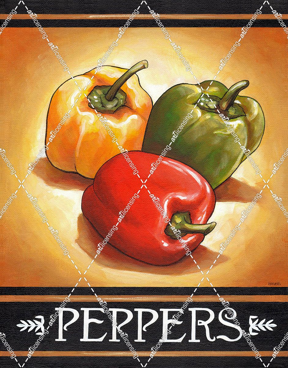Market Sign Peppers