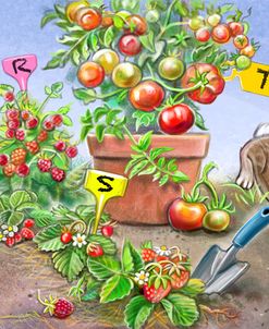 Puppies And Bunnies In My Garden