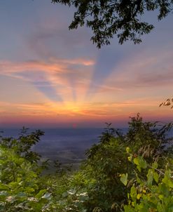 Blue Ridge Mountain Sunset