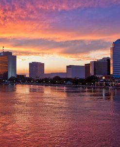 Jacksonville Skyline at Dusk