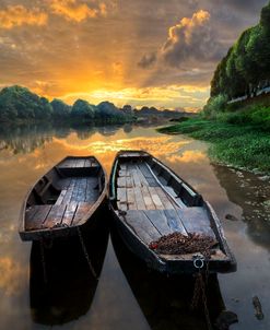 Rowboats on the River