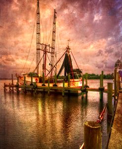 Shrimp Boat at Sunset II