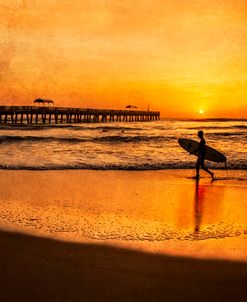 Surfer at Sunrise