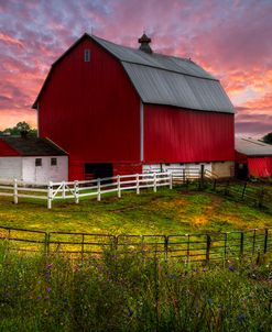 Big Red At Sunset