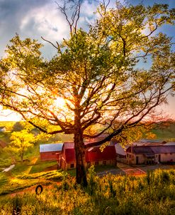 Old Farm In The Blue Ridge Mountains